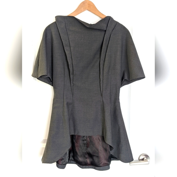 Custom Tailored Designer Wool + Cashmere Tunic - Picture 3 of 6
